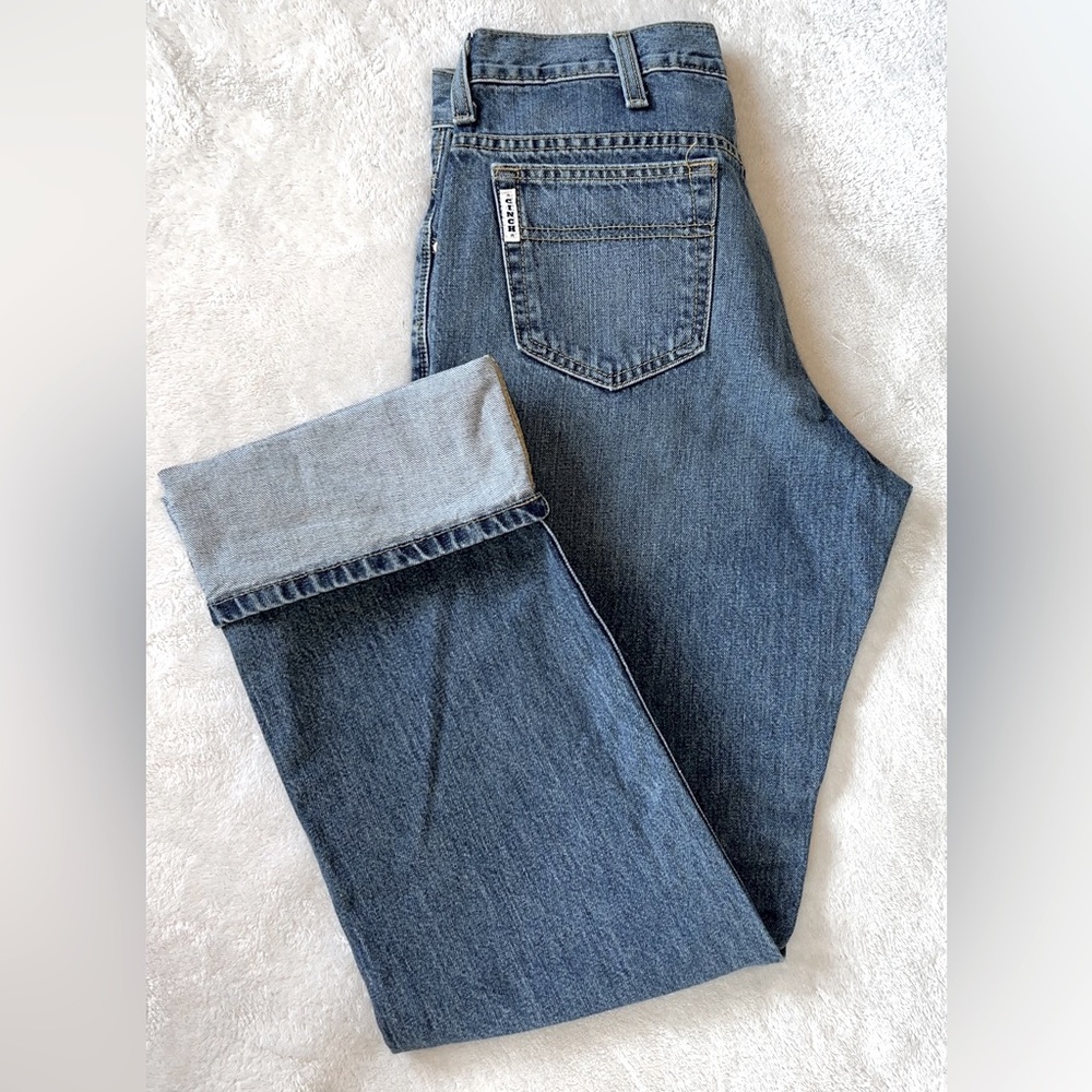 -Light Wash Cinch Denim Jeans-